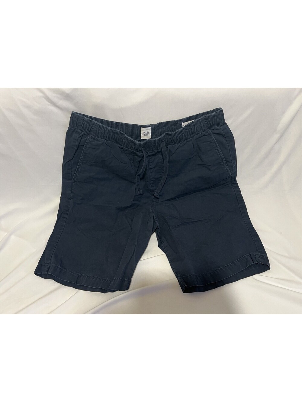 Gap Men's Navy Sz:M Elastic Waist Drawstring 9” Easy Short